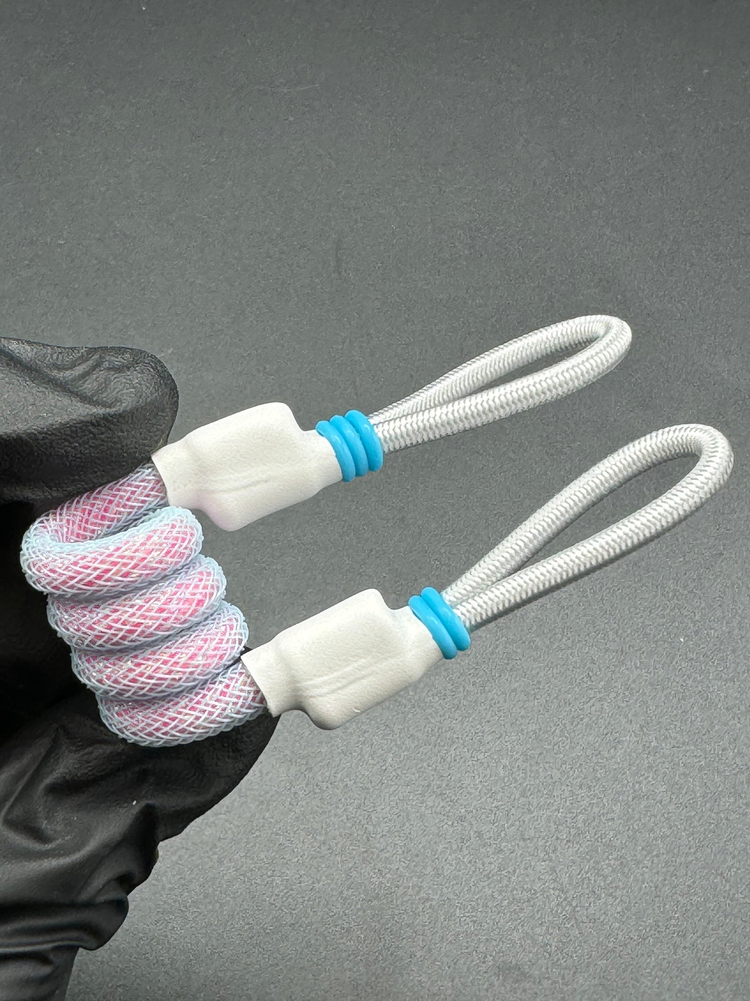Tuff Tethers - Premium Original Tether (Coiled, Mesh Added)