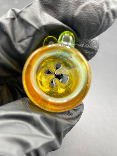 Chapo Glass - 18mm Green Color Accented Fume Slide