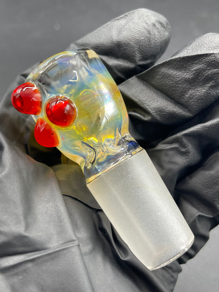 Chapo Glass - 18mm Red Color Accented Fume Slide