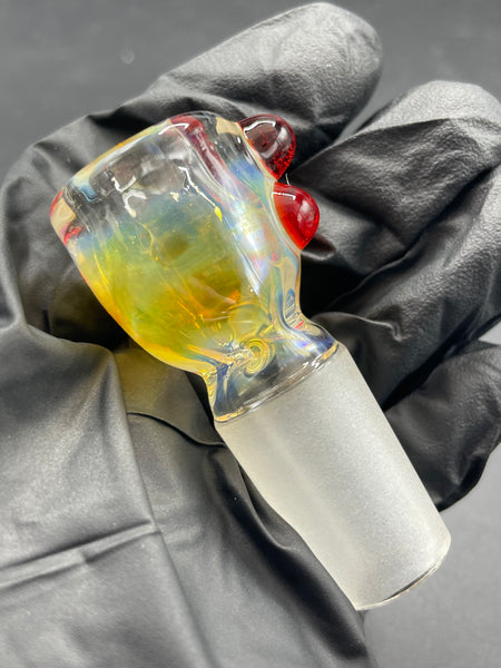 Chapo Glass - 18mm Red Color Accented Fume Slide