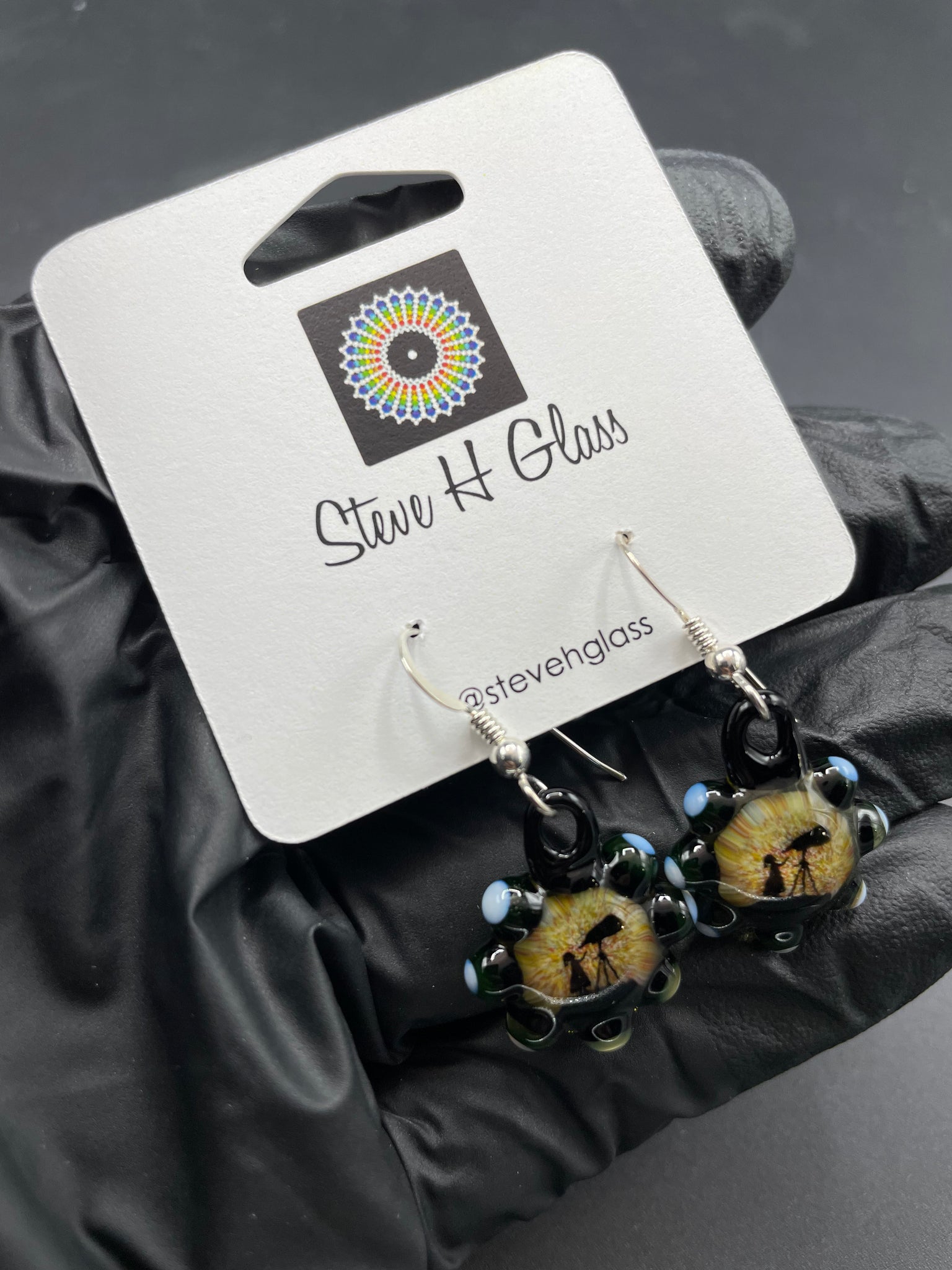 Steve H - Dotstack Dangly Earrings