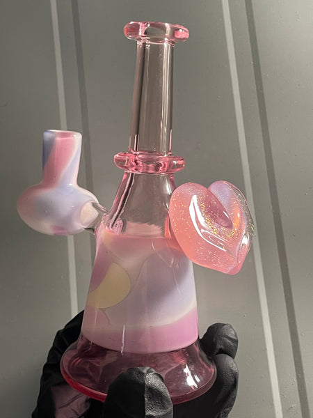 Bambi Glass - Heart Minitube #1