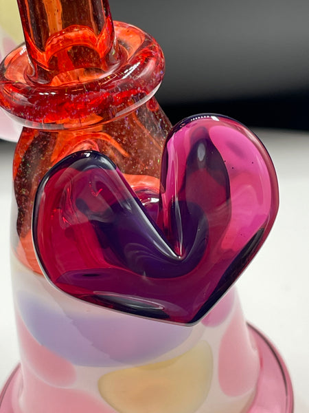 Bambi Glass - Heart Minitube #1