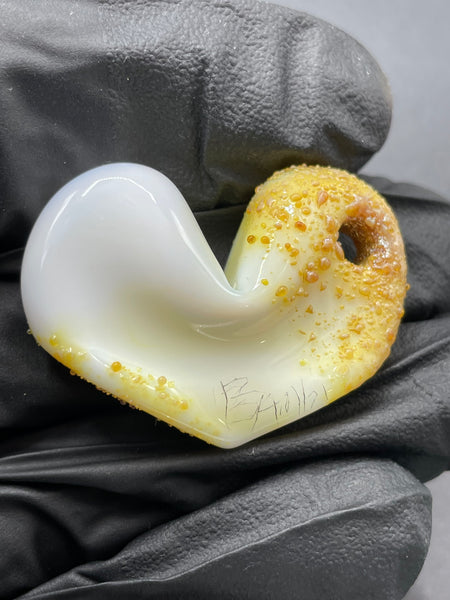 Bambi Glass - Toasted Heart Pendant Set