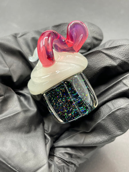 Bambi Glass - Cupcake Pendant #3