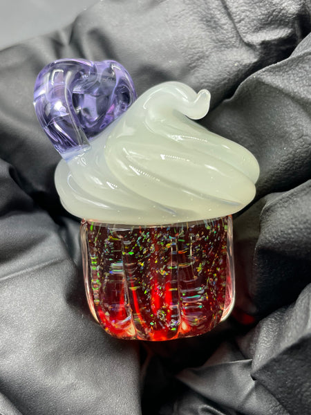 Bambi Glass - Cupcake Pendant #4