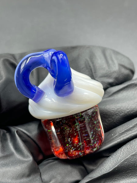Bambi Glass - Cupcake Pendant #8