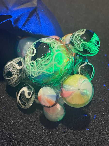 Scomomoanet - Mushroom Cluster Pendant, Rainbow
