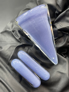 Parison Glass - 3pc Cone Slurper Set