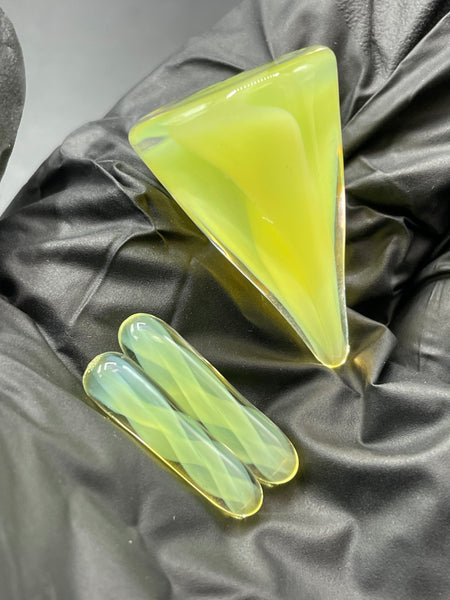 Parison Glass - 3pc Cone Slurper Set
