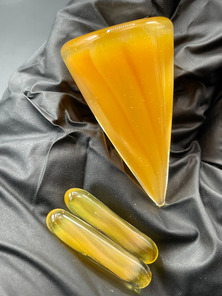 Parison Glass - 3pc Cone Slurper Set