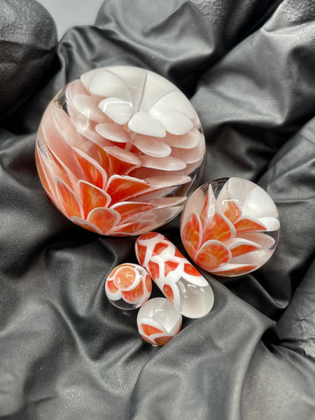 Divleli Glass - 5pc Dotstack Implosion Slurper Set