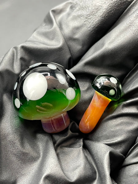 Island Glass - 2pc Mushroom Set #10