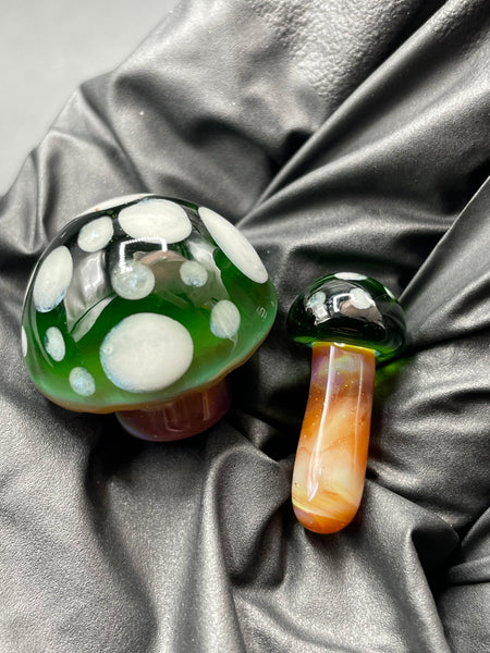 Island Glass - 2pc Mushroom Set #3