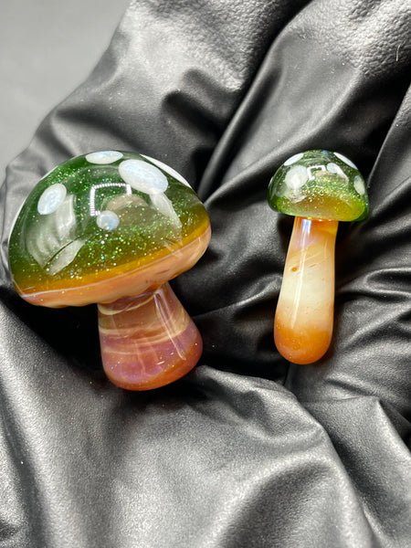 Island Glass - 2pc Mushroom Set #7