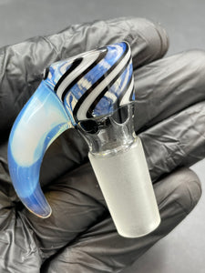 TKO Glass - 14mm Tube Cane Slide with Horn