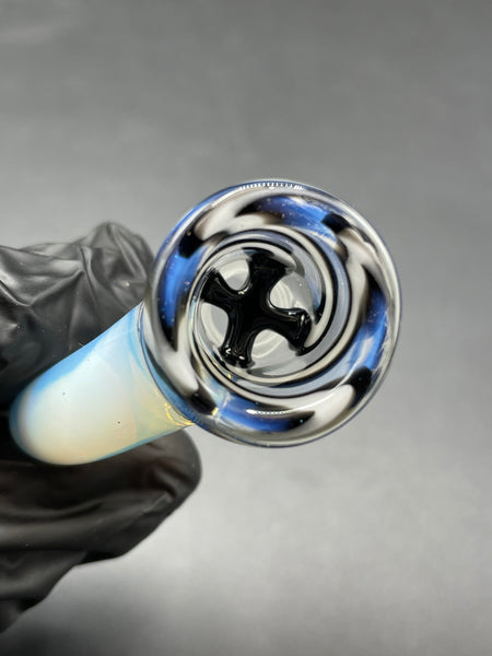 TKO Glass - 14mm Tube Cane Slide with Horn