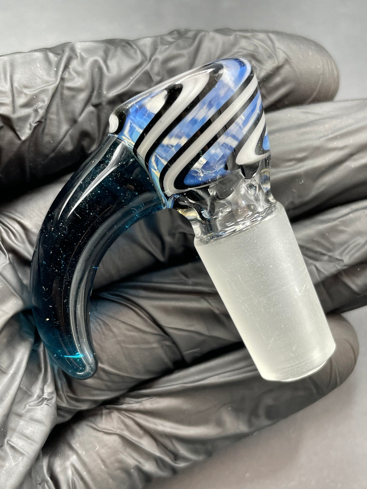 TKO Glass - 14mm Tube Cane Slide with Horn