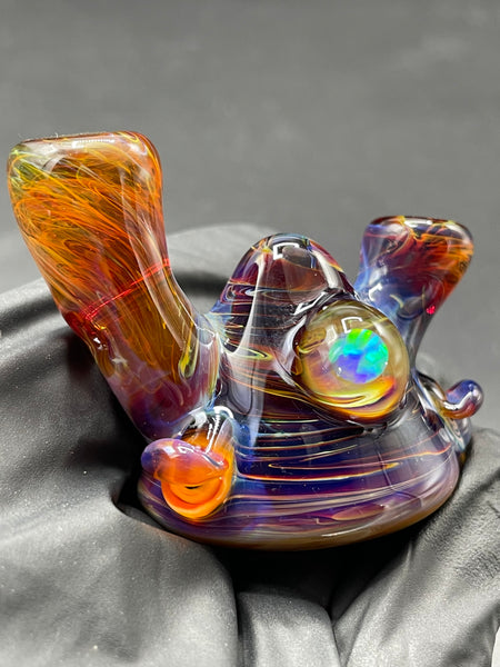 Lerk the World - Head Pendant with Opal
