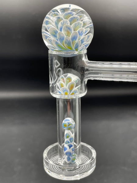 Divleli Glass - 5pc Dotstack Implosion Slurper Set